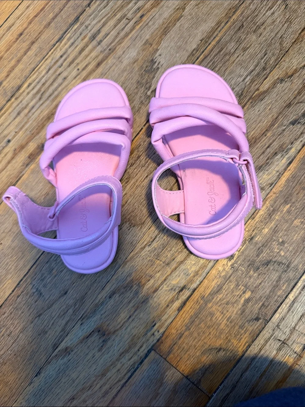 Cat & Jack Light Pink Kids Strap Sandals